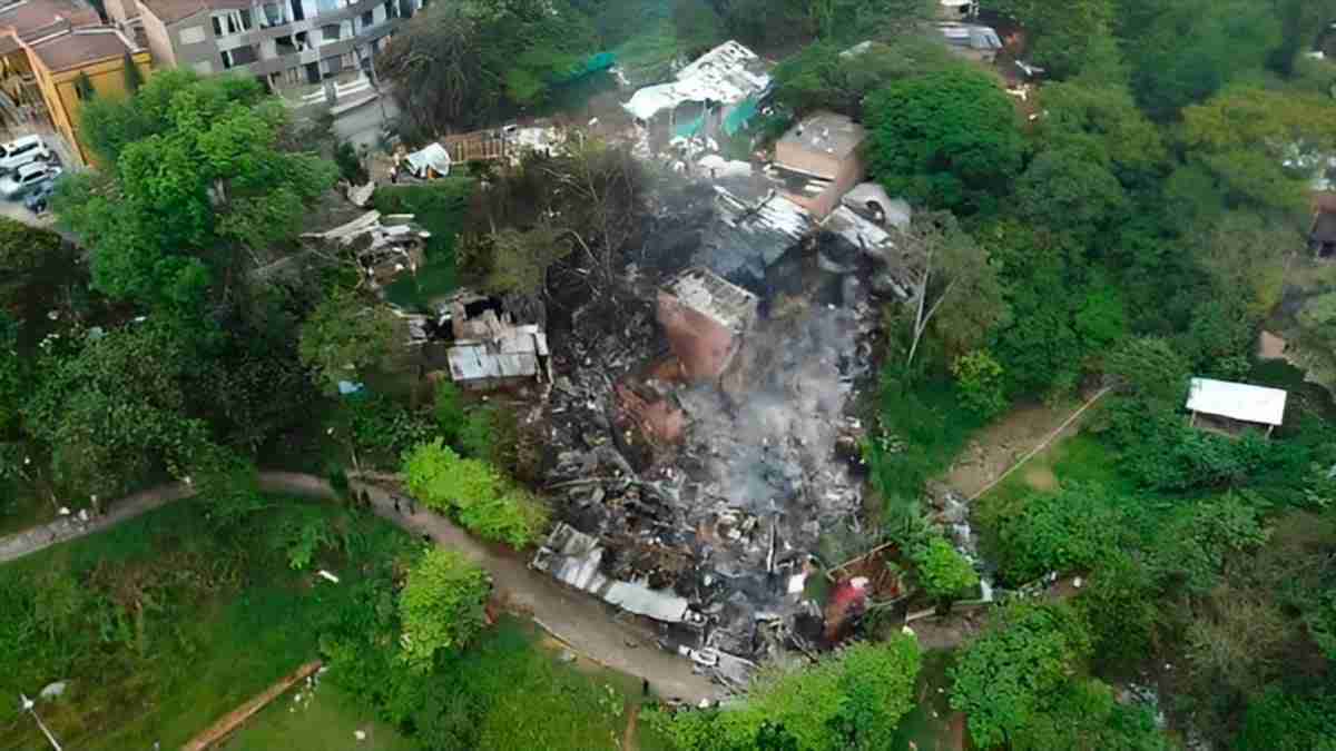 Incendio en itagüí dejó varias casas quemadas y 3 personas lesionadas