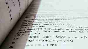 una pagina de libro de matematicas.