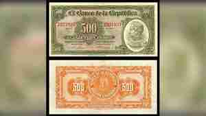 dos billetes antiguos