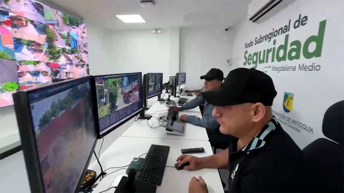 Ojos en la región: Magdalena Medio Antioqueño estrena nodo de seguridad con 30 cámaras de video vigilancia conectadas a Medellín
